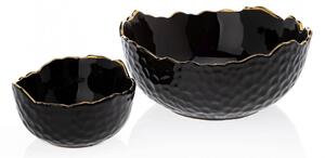 DekorStyle Keramická miska Tigella 13 cm černá