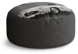 Sablio Taburet Circle Mercedes-Benz 300 SL Šedé pozadí: 38x48 cm