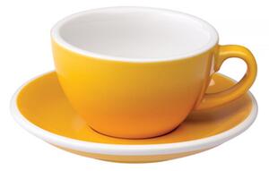 Loveramics Egg - Cappuccino 200 ml Cup and Saucer - Yellow