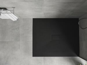 Mexen Hugo, SMC obdélníková sprchová vanička 130 x 100 cm, černá matná, 42701013