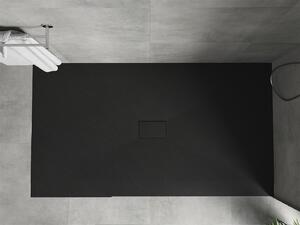 Mexen Hugo, SMC obdélníková sprchová vanička 200 x 100 cm, černá matná, 42701020