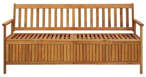 Zahradní úložná lavice 170 cm masivní akáciové dřevo