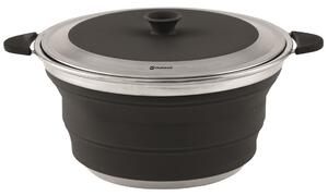 Hrnec Outwell Collaps pot with lid 2,5 l Barva: Midnight Black