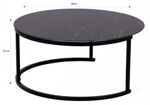 Hector Konferenční stolek Lula 80 cm černý