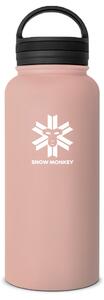 Termoska Snow Monkey Traveler 1l Barva: růžová