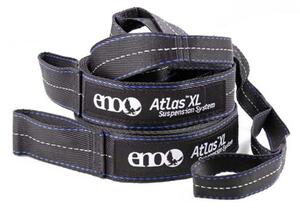 Popruhy pro zavěšení houpací sítě ENO Atlas XL Black/Royal