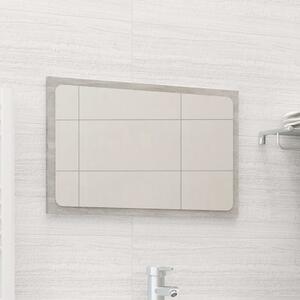 Koupelnové zrcadlo betonově šedé 60 x 1,5 x 37 cm dřevotříska