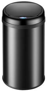 Bezdotykový odpadkový koš - automatické otevírání - 56 l černý, Monzana