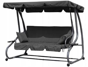 Zahradní houpačka Modern Home G2025-B GREY 100x160 cm šedá