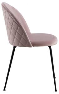 Actona Jídelní židle Louise světle růžová