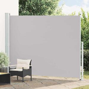 Zatahovací boční markýza 220 x 314 cm šedá 313425