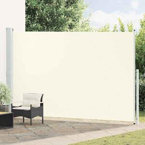 Zatahovací boční markýza 220 x 514 cm krémová 313430
