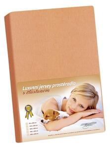 Jersey LUX Lososová /307 - 90x200 cm