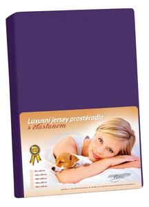 Jersey LUX Švestková /331 - 90x200 cm