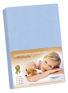 Jersey LUX Modrá /324 - 90x200 cm