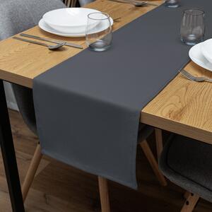 Biante Dekorační běhoun na stůl Rongo RG-017 Tmavě šedý 20x120 cm
