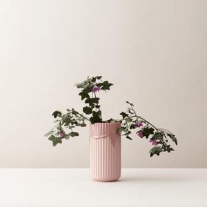 Keramická váza Running Glaze růžová – 20 cm Lyngby Porcelaen