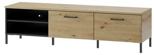 Szynaka TV stolek Lucas II 25 155 cm dub Artisan/černý