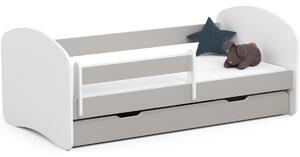 Avord Dětská postel SMILE 160x80 cm šedá