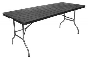 TZB Cateringový skládací stůl Woody - 180 cm - černý