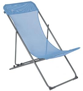 Židle Bo-Camp Beach chair Flat Barva: světle modrá