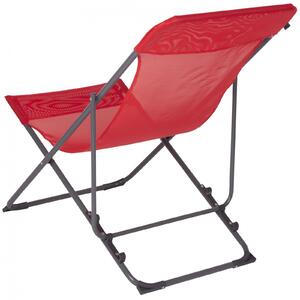 Židle Bo-Camp Beach chair Flat Barva: červená
