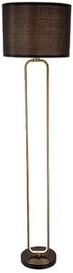 Rabalux Domiro stojací lampa 1x60 W černá-zlatá 74043