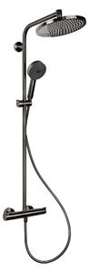 Hansgrohe Crometta sprchová sada na stěnu s termostatem s dešťovou sprchou černá 27268340