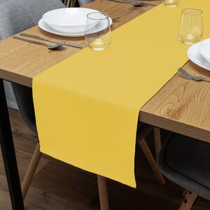 Biante Dekorační běhoun na stůl Rongo RG-090 Světle žlutý 20x120 cm