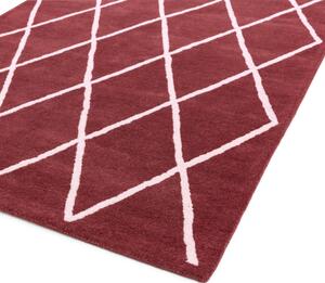 Červený koberec Swans Diamond Berry Rozměry: 160x230 cm