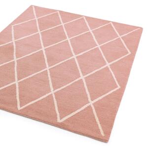 Růžový koberec Swans Diamond Pink Rozměry: 80x150 cm