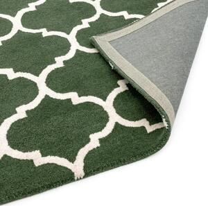 Zelený koberec Swans Ogee Green Rozměry: 80x150 cm