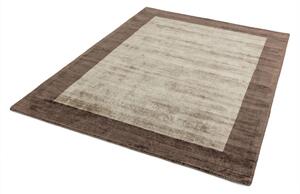 Hnědý koberec Ife Border Choco Mocha Rozměry: 160x160 cm