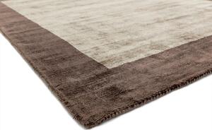Hnědý koberec Ife Border Choco Mocha Rozměry: 200x200 cm