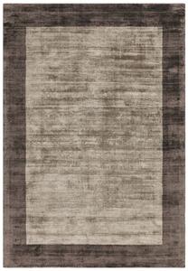Hnědý koberec Ife Border Choco Mocha Rozměry: 160x230 cm