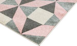 Růžový koberec Dickinson Fan Pink Rozměry: 120x170 cm