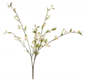 Umělá květina - Třešen větvička krémová, 60 cm