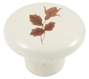 Nábytková knopka Amix GP007/W133 Povrch : porcelán béžový | Vesaky-uchytky.cz