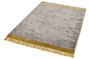 Šedý koberec Challenger Silver Mustard Rozměry: 160x230 cm
