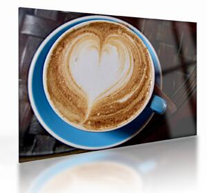 Skleněný obraz - Latte Art (70x50 cm)