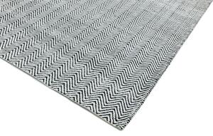 Černý koberec Rebel Black White Rozměry: 100x150 cm