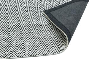 Tribeca Design Kusový koberec Rebel Black White běhoun Rozměry: 66x200 cm