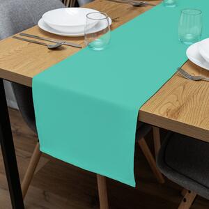 Biante Dekorační běhoun na stůl Rongo RG-093 Světle tyrkysový 20x120 cm