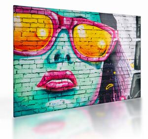 Skleněný obraz - Graffiti (70x50 cm)