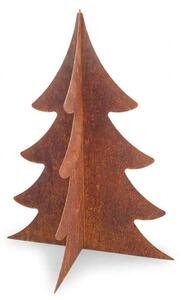 Kovová zahradní dekorace Stromek 3D velký 110 cm corten