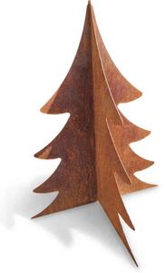 Kovová zahradní dekorace Stromek 3D menší 70 cm corten