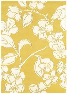 Žlutý koberec Blondie Devore Yellow Rozměry: 80x150 cm