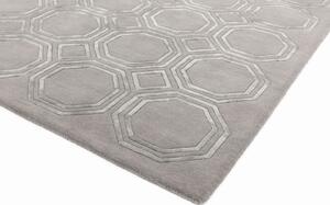Šedý koberec Rapun Octagon Silver Rozměry: 160x230 cm