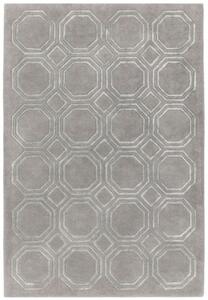 Šedý koberec Rapun Octagon Silver Rozměry: 200x290 cm