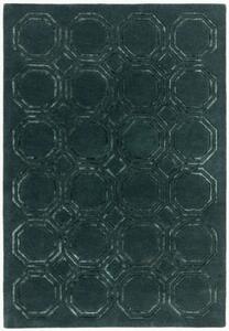 Modrý koberec Rapun Octagon Petrol Rozměry: 200x290 cm